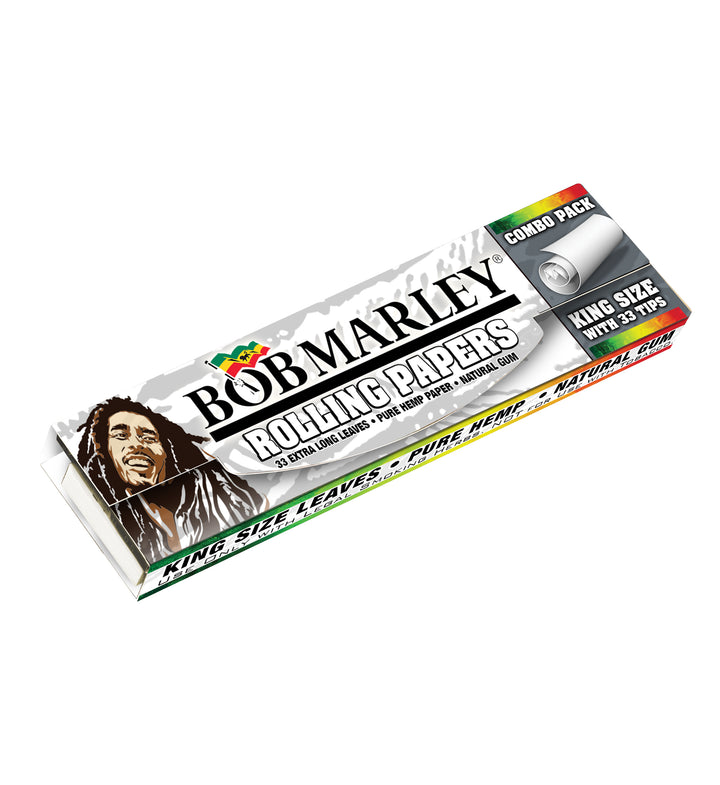 Bob Marley® Ultra Thin Rolling Paper   33 Tips King Size