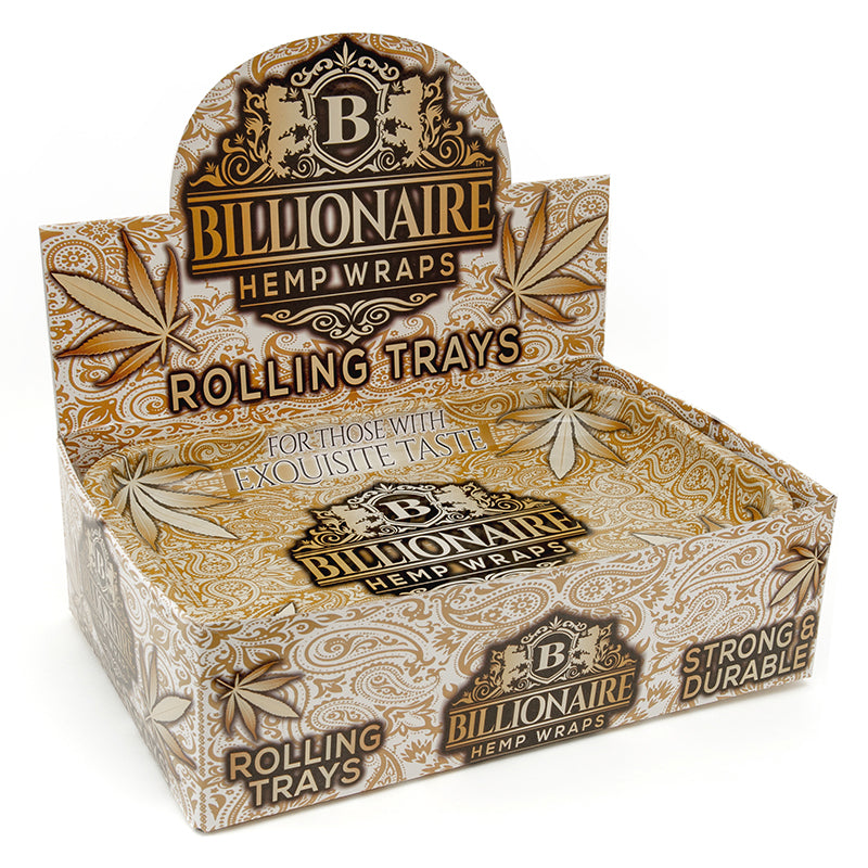 BILLIONAIRE HEMP WRAPS – Small Rolling Trays