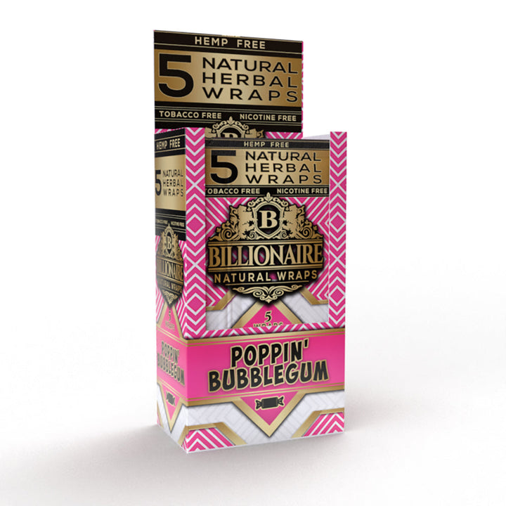 Bubble Gum - Billionaire Tea Leaf Natural Herbal Wraps