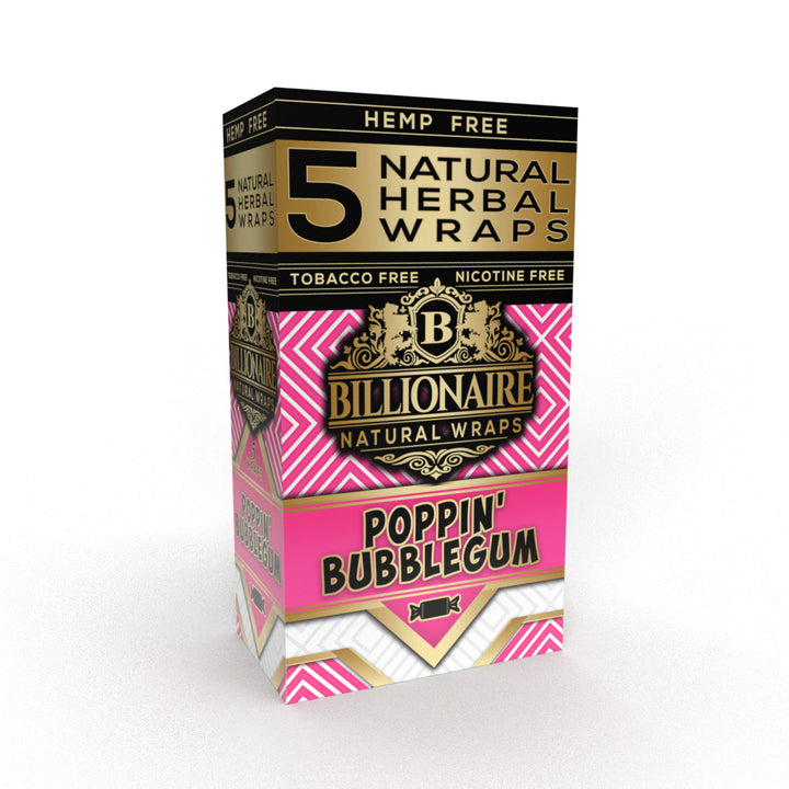 Bubble Gum - Billionaire Tea Leaf Natural Herbal Wraps