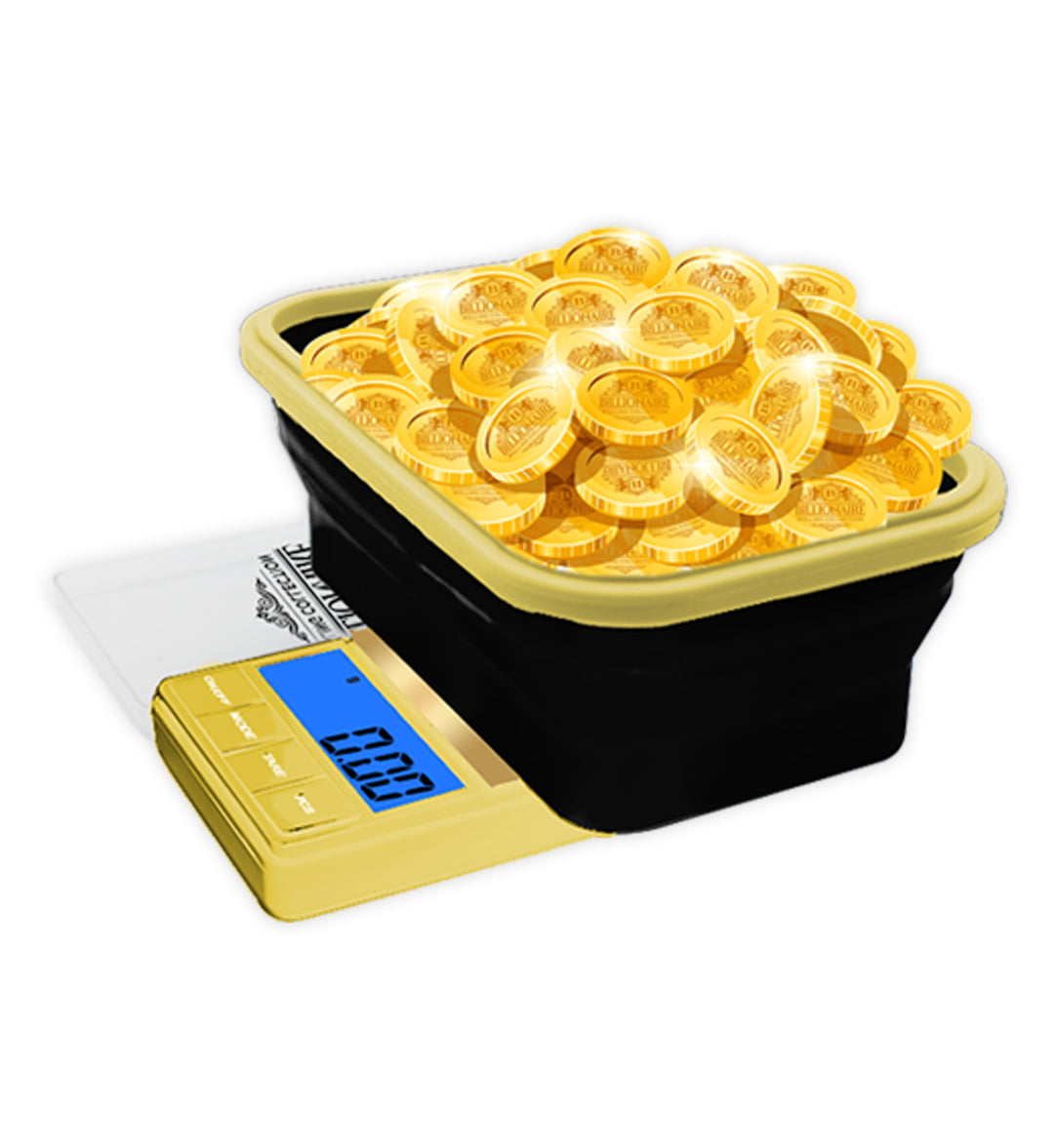 Billionaire® Collapsible Bowl Scale STASH-501