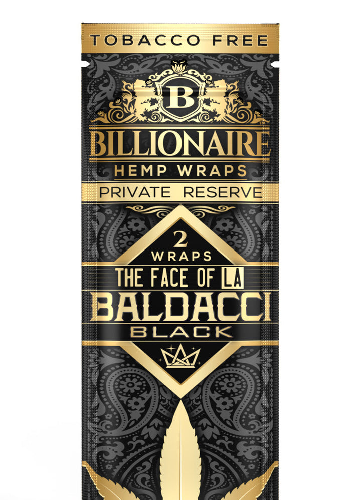 Baldacci Black - Billionaire Hemp Wraps - Private Reserve