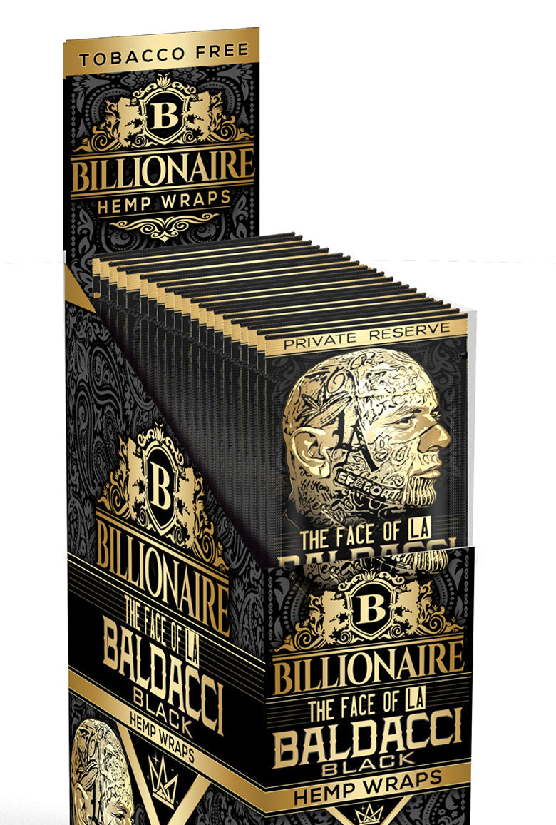 Baldacci Black - Billionaire Hemp Wraps - Private Reserve