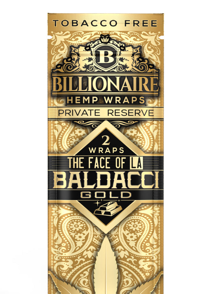 Baldacci Gold - Billionaire Hemp Wraps - Private Reserve