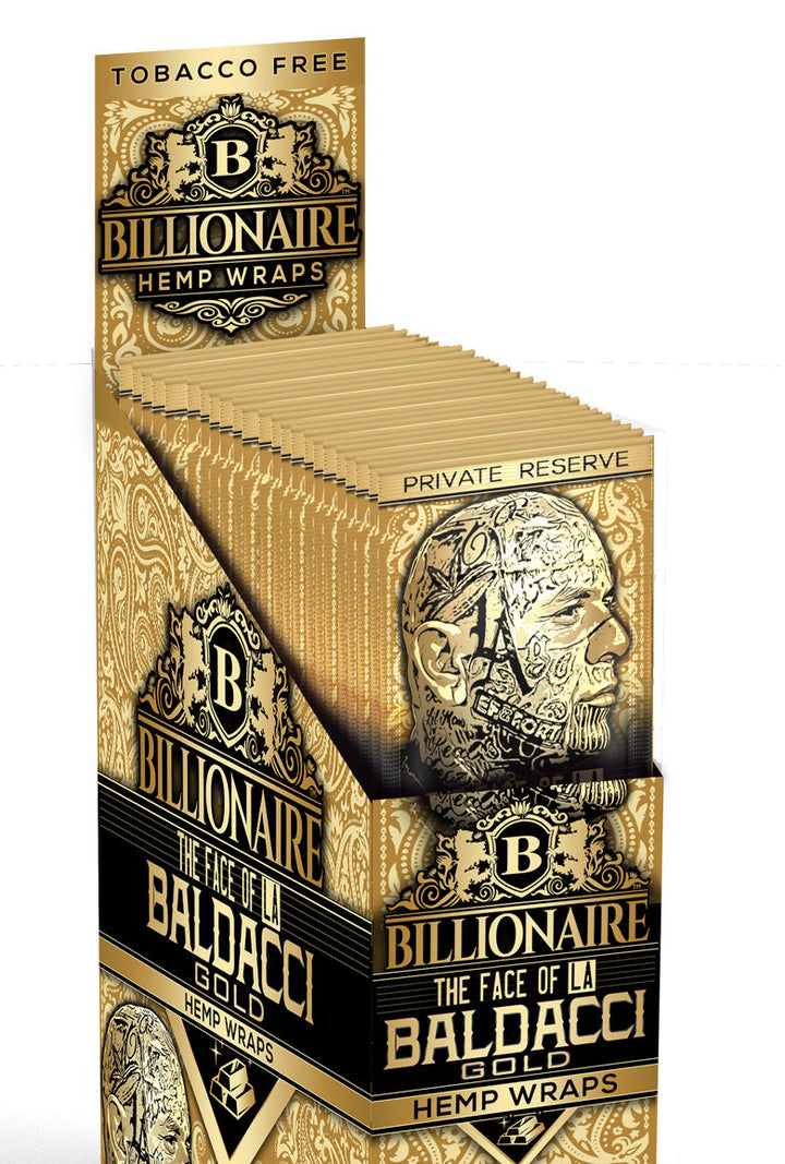 Baldacci Gold - Billionaire Hemp Wraps - Private Reserve